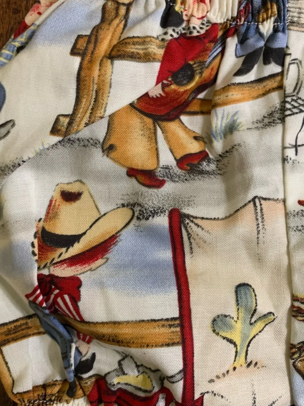 Icky Baby Western Cowboy Print 0-6mo Diaper Cover